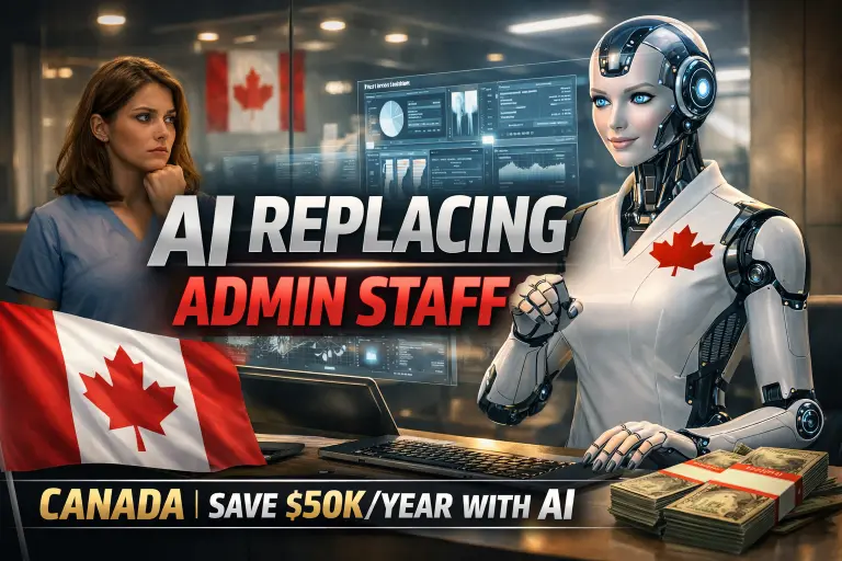 AI replace admin staff Canada