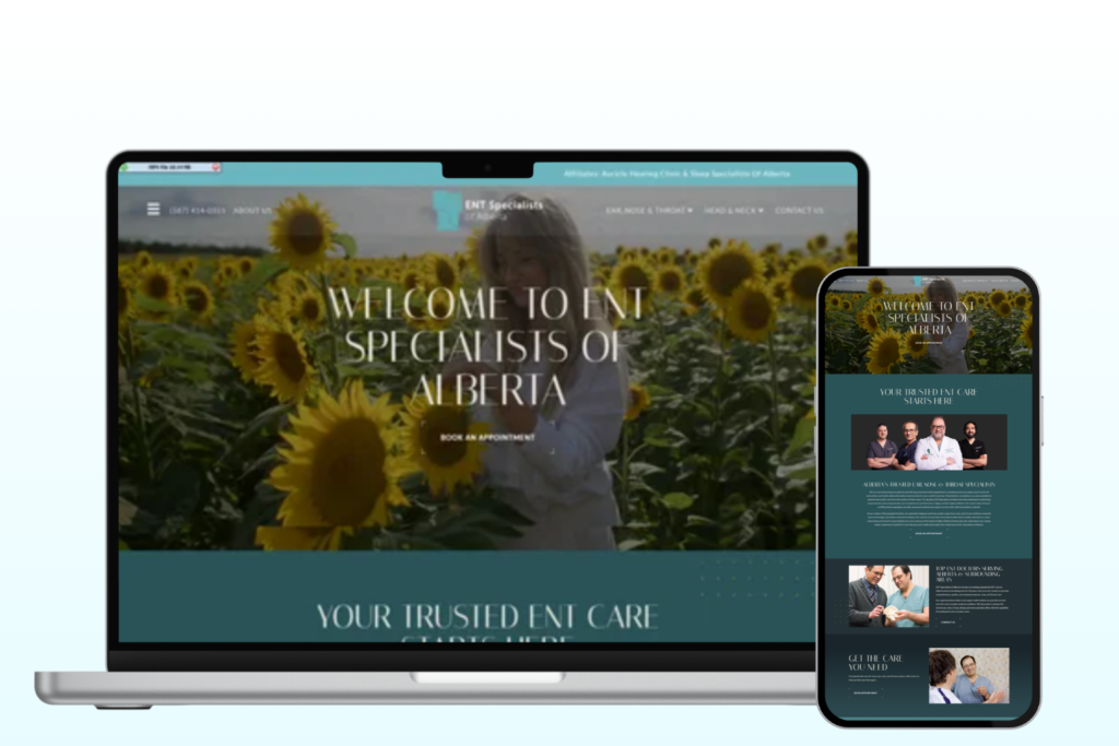ENT Website Design by Quantro Digital