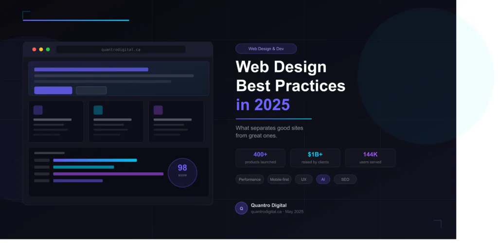 Web Design Best Practices in 2025: What Separates Good Sites from Great Ones 10 quantro blog featured image web design 2025