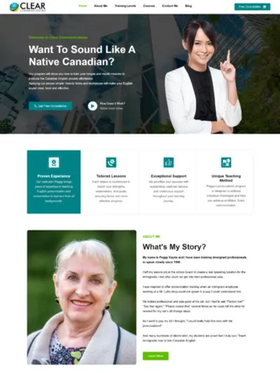 Clear Communications website by Quantro Digital